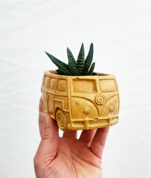 PLANT ‘ER HERE Retro Bus Compact Succulent Plant Pot