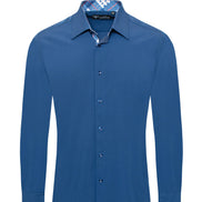 VIP COLLECTION DS-01 NAVY MEN'S DRESS SHIRT