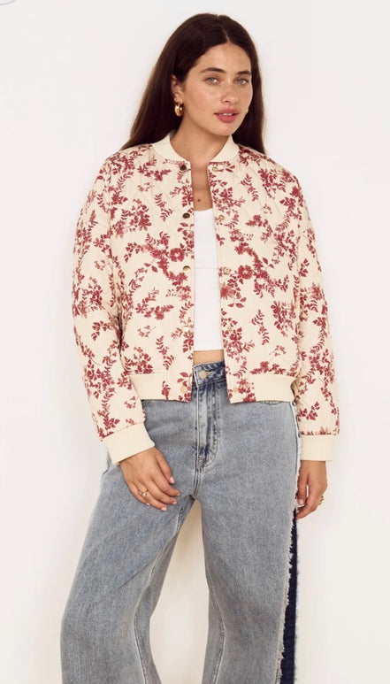 MINK PINK HALLIE BOMBER JACKET