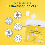NATURE BEE Dishwasher Tablets Lemon | MADE IN CANADA | Nature Bee