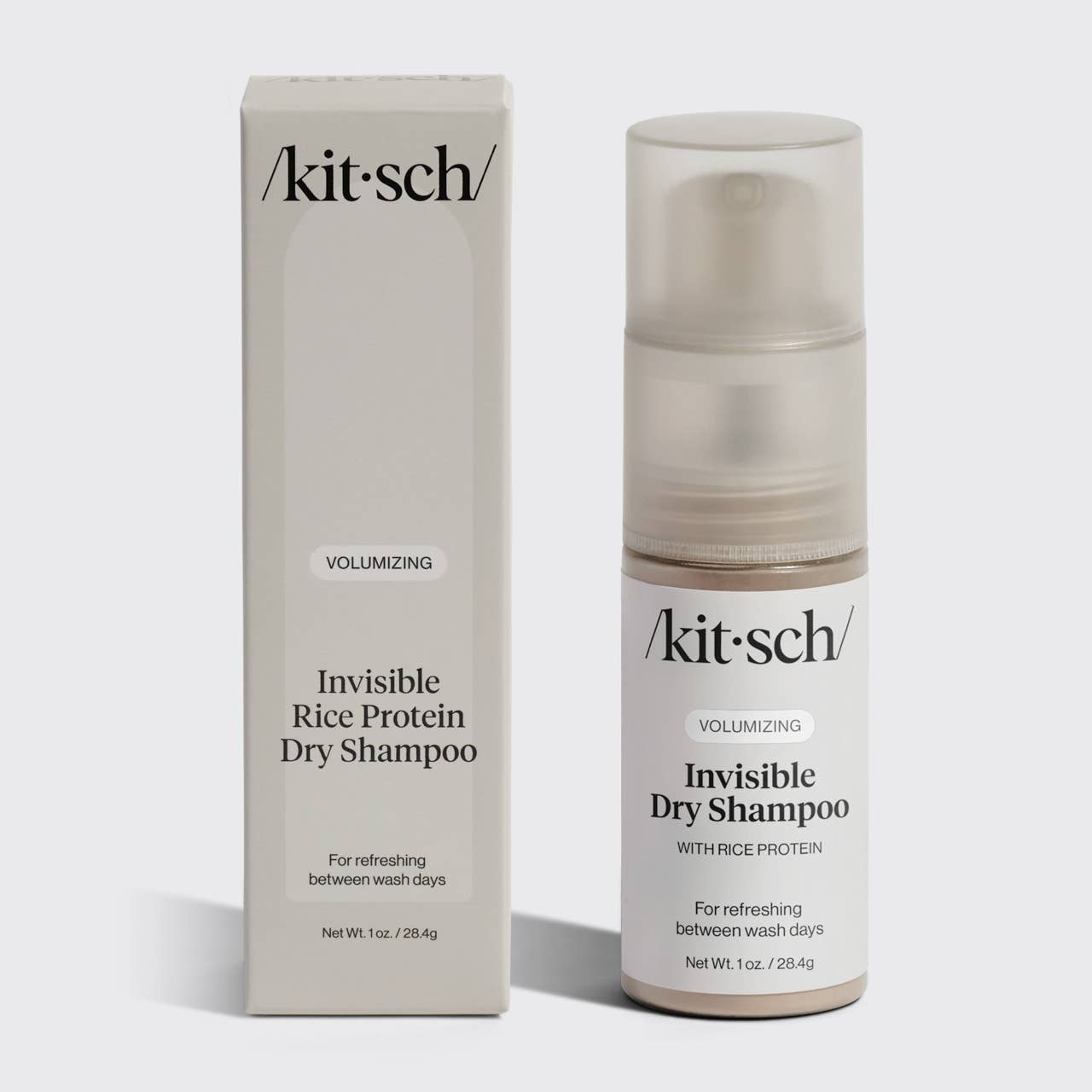 KITSCH Volumizing Rice Protein Dry Shampoo - Invisible 1 oz