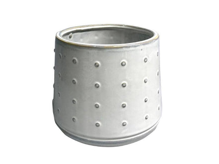 TRUU Mora Ceramic Planter,7"D/6.6"D