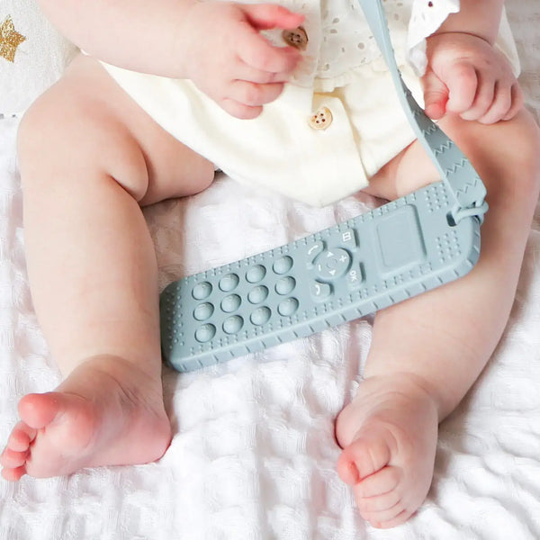 Baby bliss Sensory Popper Teether Phone - Sage