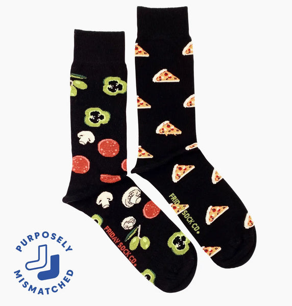 MEN’S *FRIDAY SOCKS FOOD & BEVERAGE MISMATCHED SOCKS