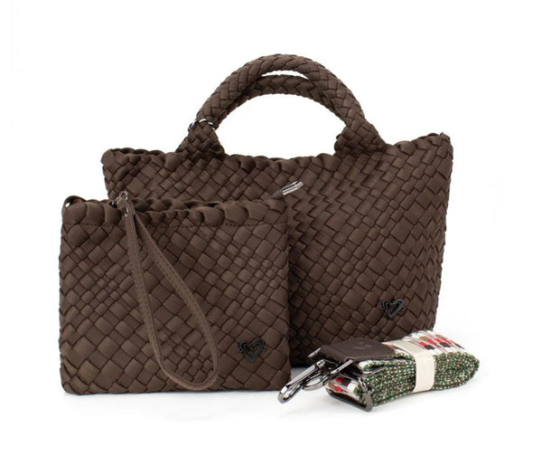 PRENELOVE BRANDON SMALL WOVEN TOTE