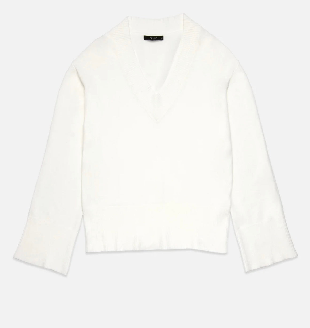 DELUC ASCLEPIAS V NECK SWEATER