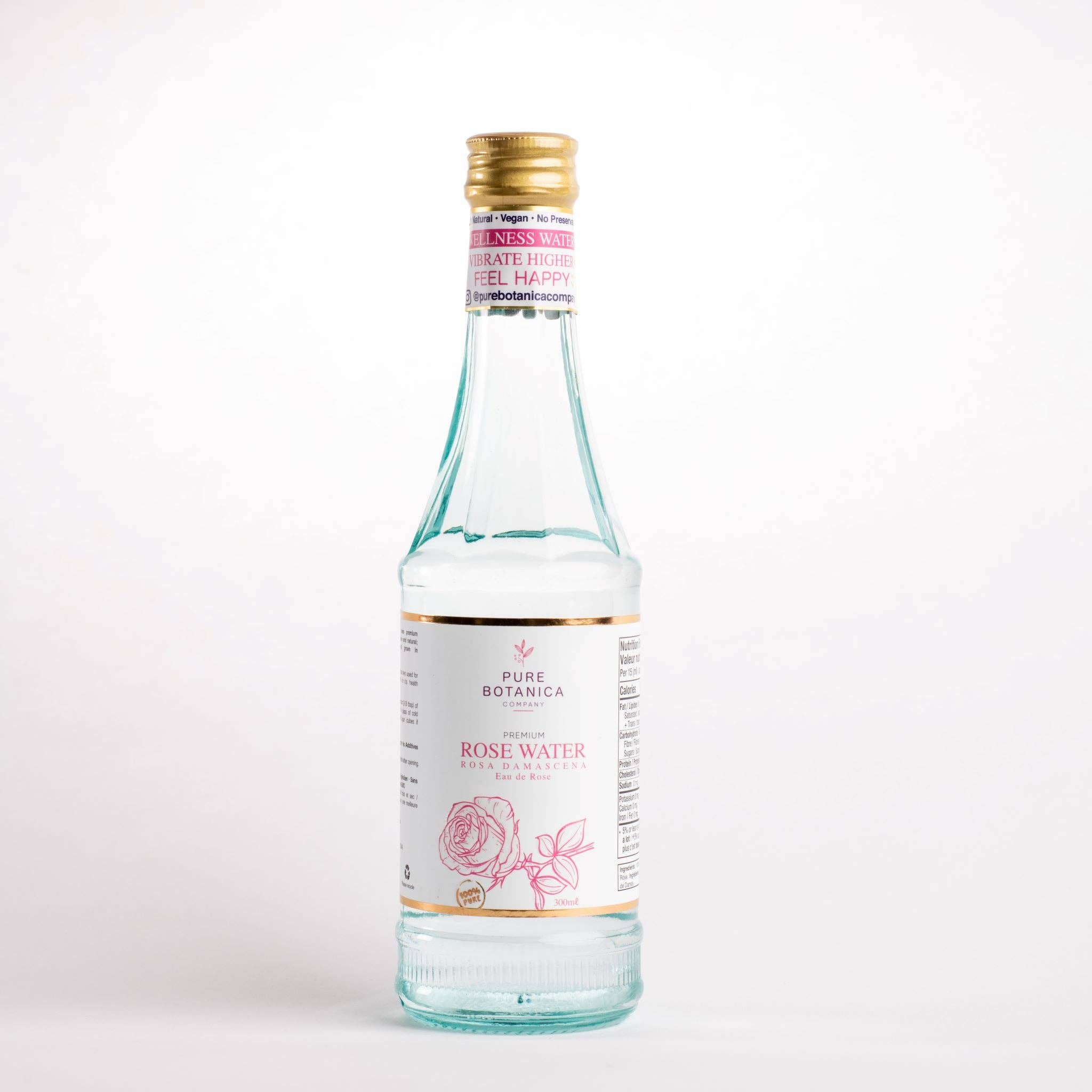 Pure Botanica Anti-Anxiety + Mood Booster: Organic Premium Rose Water Dist