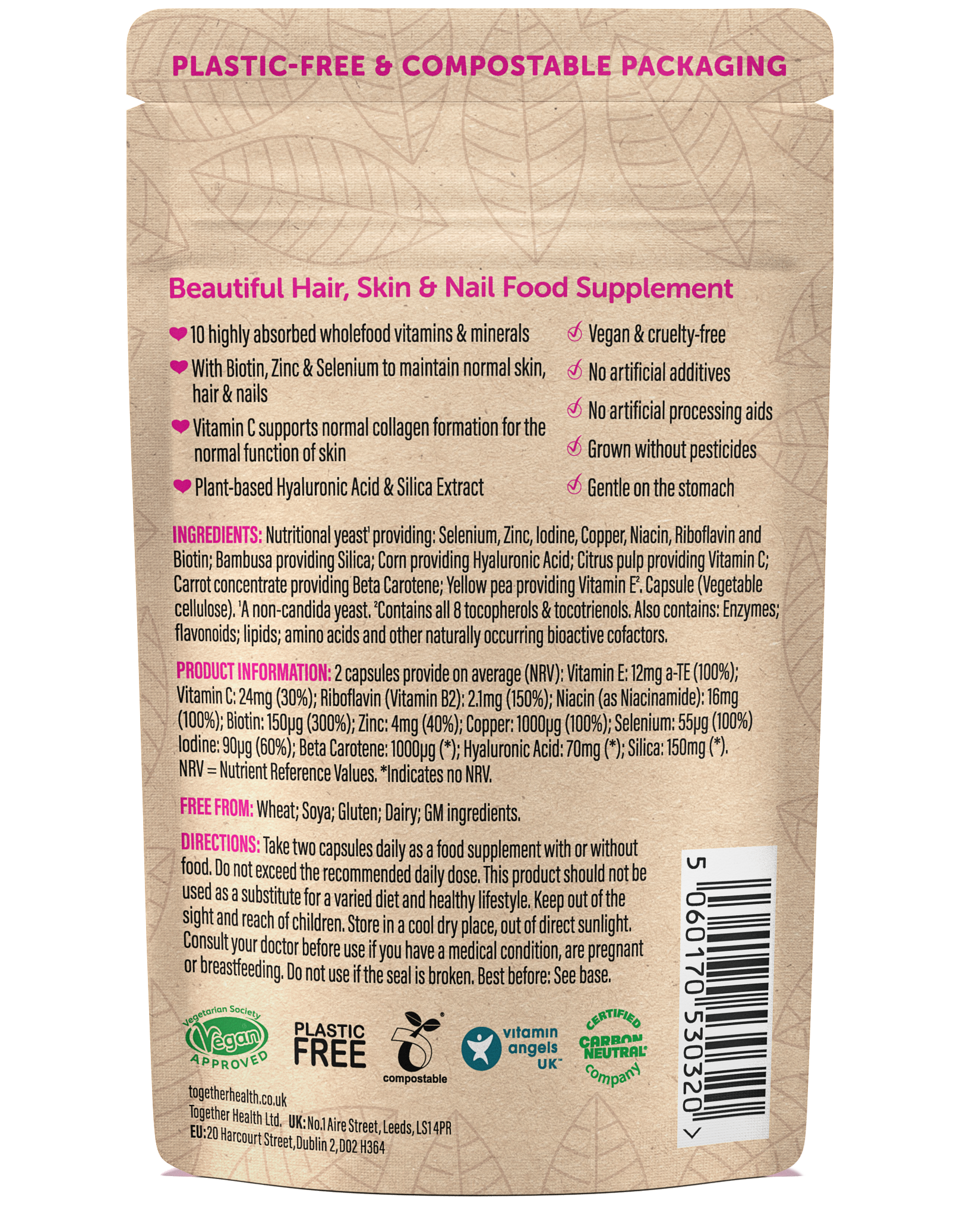 Together Health Beautiful – Hair Skin and Nails Vitamins Supplement