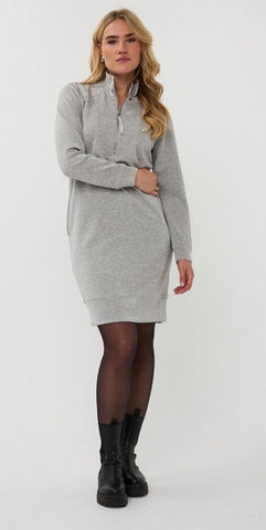 ESQUALO MODAL dress w ZIPPER