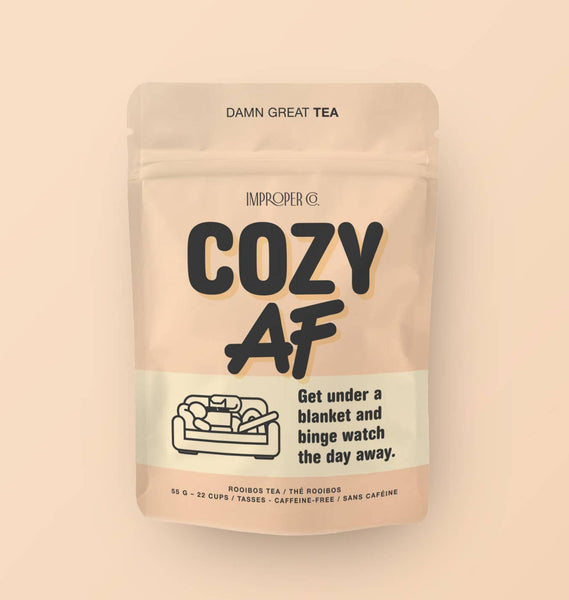 Cozy AF Rooibos tea, 20 Servings, Rooibos Tea Blend