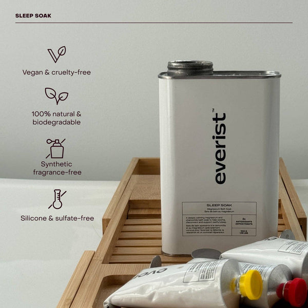 EVERIST Sleep Soak Magnesium Bath Soak for Relaxation