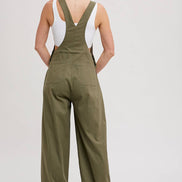 BLUIVY CARGO DRAWSTRING OVERALL JUMPSUIT
