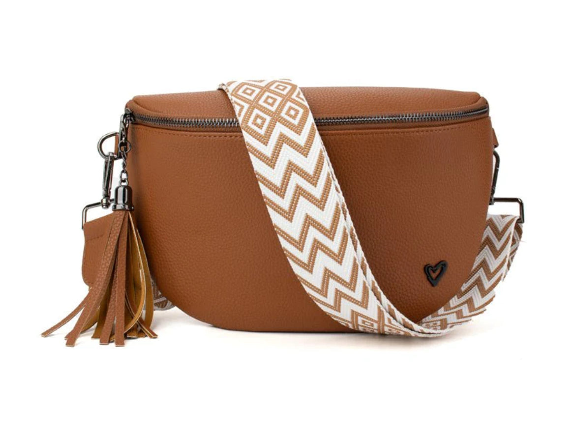 PRENELOVE KIMBERLEY VEGAN LEATHER CROSSBODY BAG