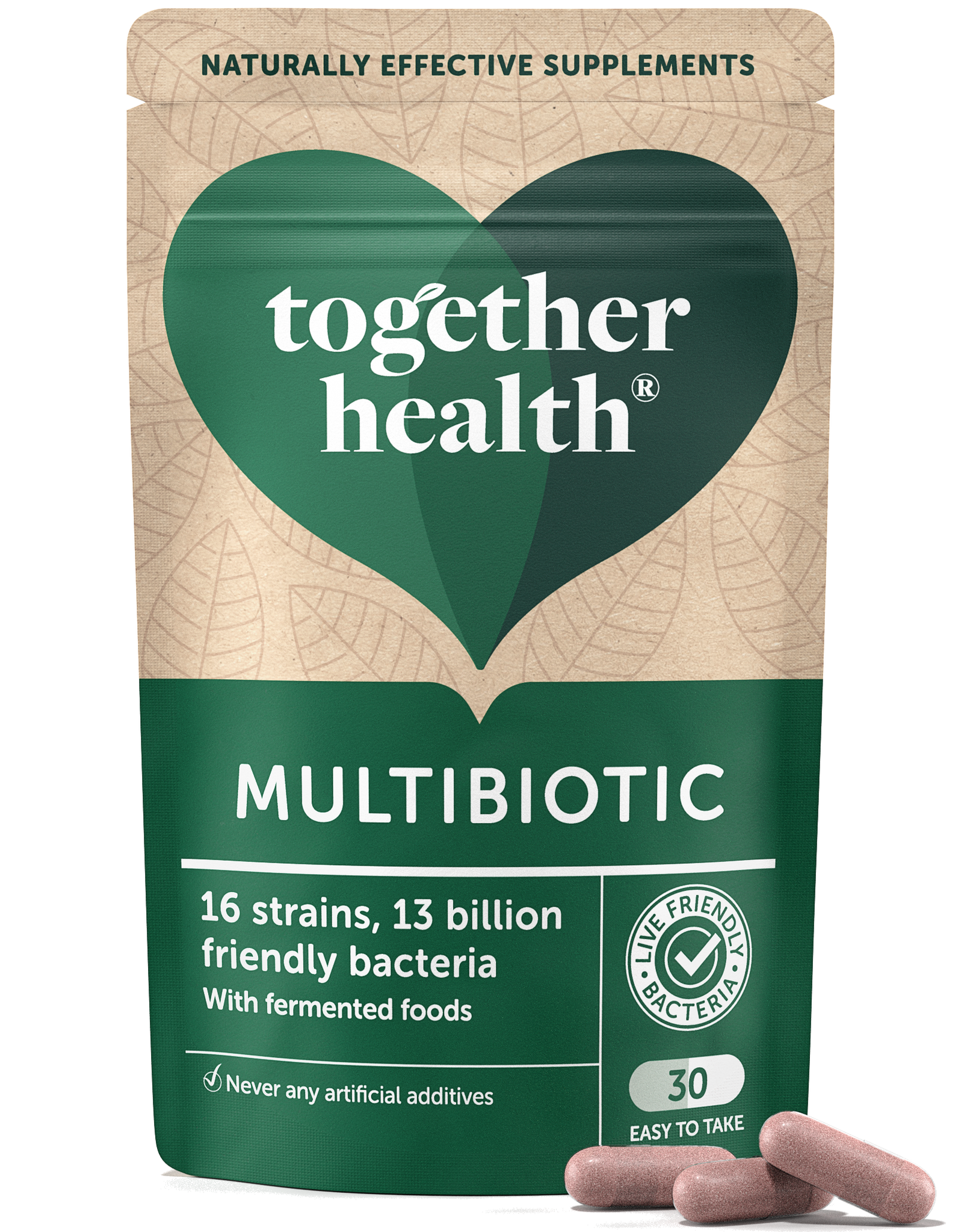 Together Health Multibiotic – Probiotic Supplement – Vegan