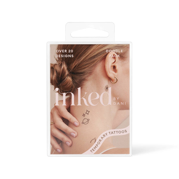 INKED BY DANI Doodle Temporary Tattoo Pack