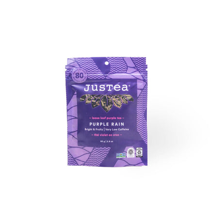 JUST TEA Purple Rain Stand-up Pouch - Organic, Fair-Trade, Purple Tea