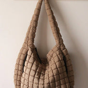 24 POPS Oversized Quilted Carryall Crossbody Bag