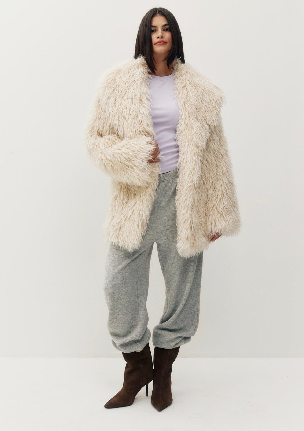 KUWALLA Neige Fuzzy Coat