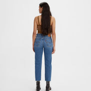 LEVIS DISTRESSED WEDGIE HIGH RISE STRAIGHT