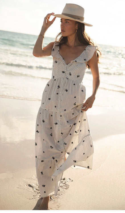 LOVESTITCH Embroidered Dress.
Maribel Embroidered