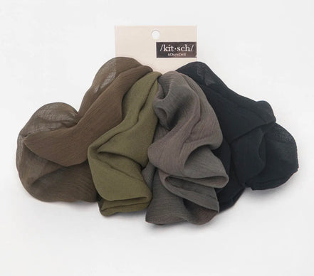 KITSCH CREPE SCRUNCHIES 5PC