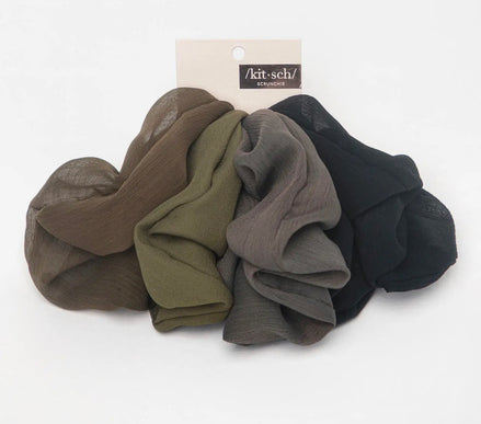 KITSCH CREPE SCRUNCHIES 5PC