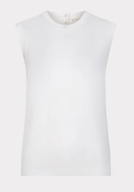 ESQUALO SLEEVELESS BASIC KNIT TOP