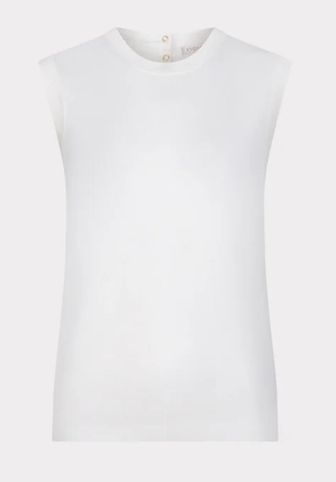 ESQUALO SLEEVELESS BASIC KNIT TOP