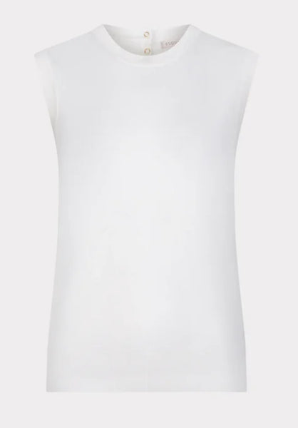 ESQUALO SLEEVELESS BASIC KNIT TOP
