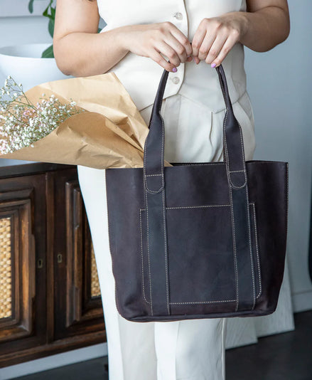 RISA Threaded Pocket Tote Oil