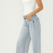 SILVER SUKI WIDE LEG CROP-WEST END