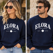 ELORA ARCHED LOGO CREWNECK