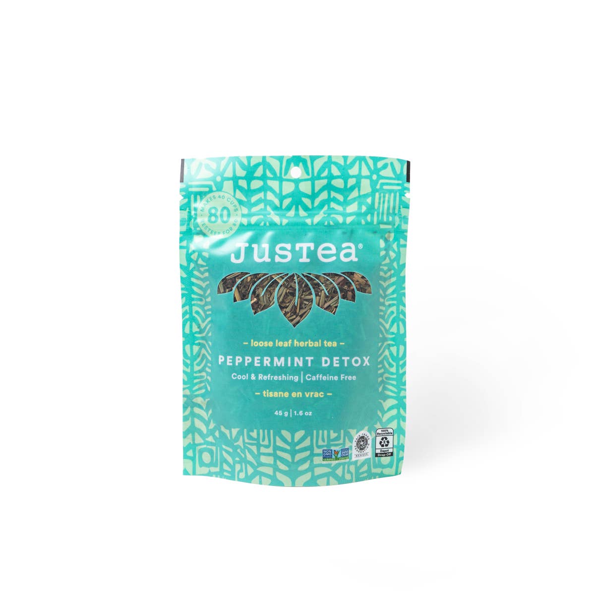 Peppermint Detox Stand-up Pouch - Fair-Trade Herbal Tea