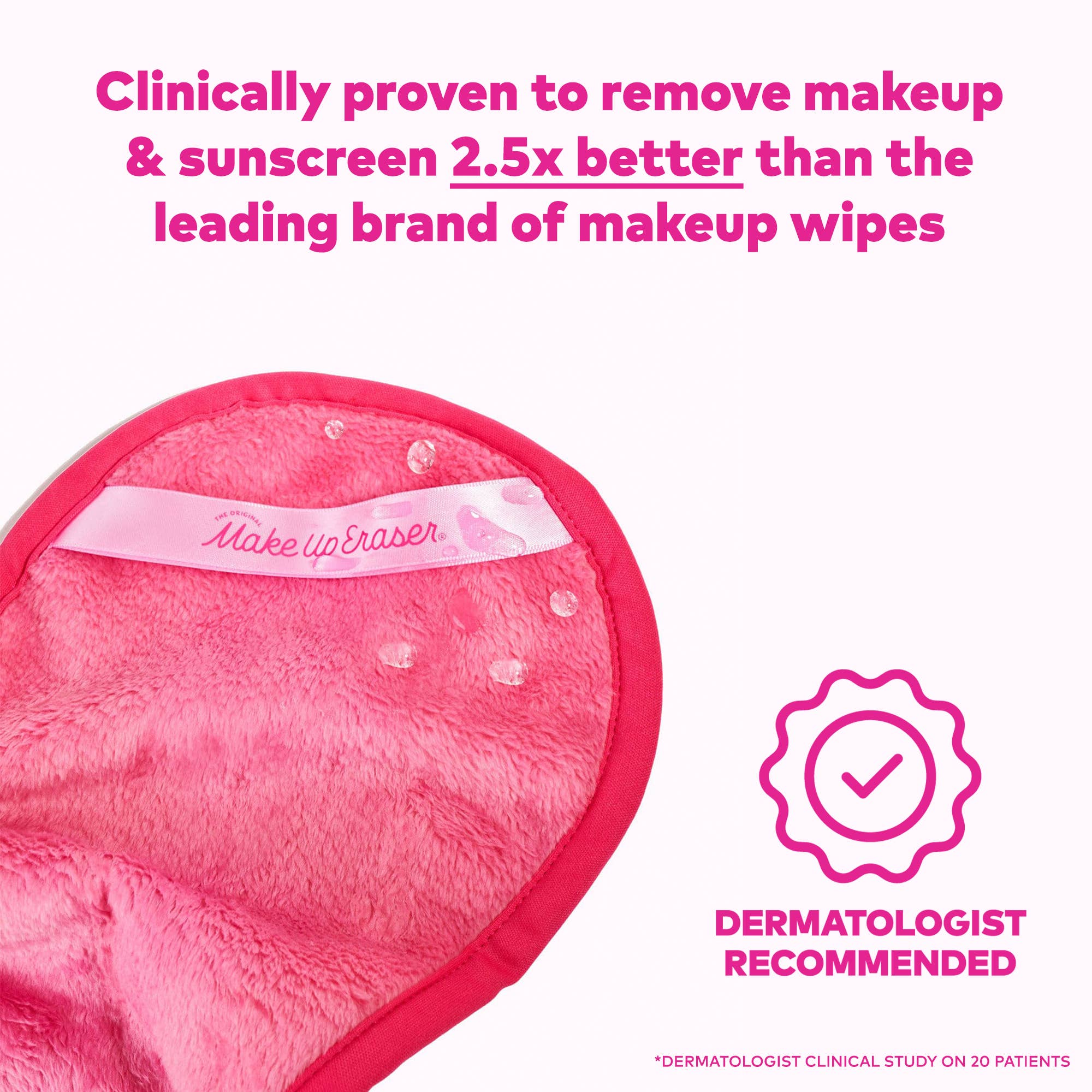 MAKE UP ERASER Original Pink MakeUp Eraser PRO