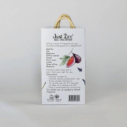 JUST BEE Small-Space Hanging Diffuser - Lavender Fig