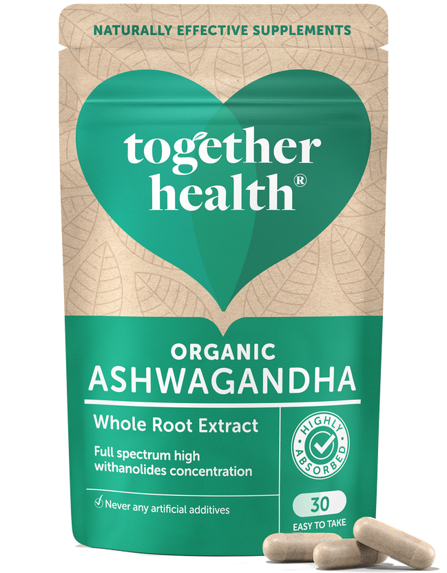 Together Health Ashwagandha Supplement – Organic – 30 Capsules