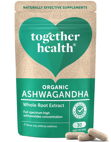 Together Health Ashwagandha Supplement – Organic – 30 Capsules