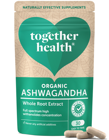 Together Health Ashwagandha Supplement – Organic – 30 Capsules