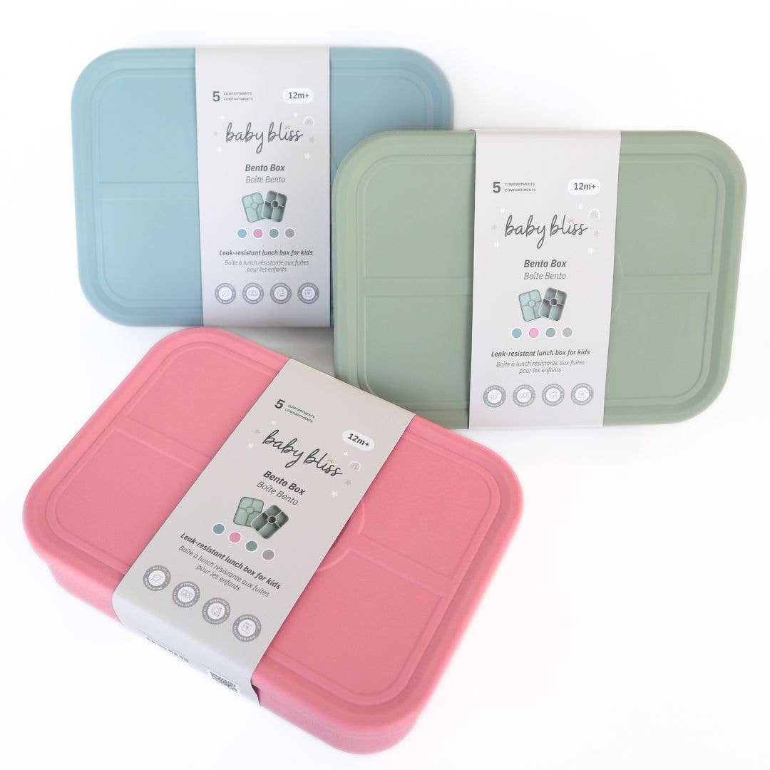 Baby bliss Kids Bento Box, Leak-Proof & 100% Silicone