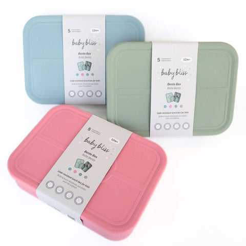 Baby bliss Kids Bento Box, Leak-Proof & 100% Silicone