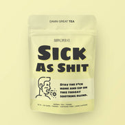 Sick As Shit Herbal tea, 20 Servings, Functional Tea Blend