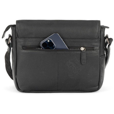 GREENWOOD LEATHER Smart Messenger Steven Mini 11"-GW113
