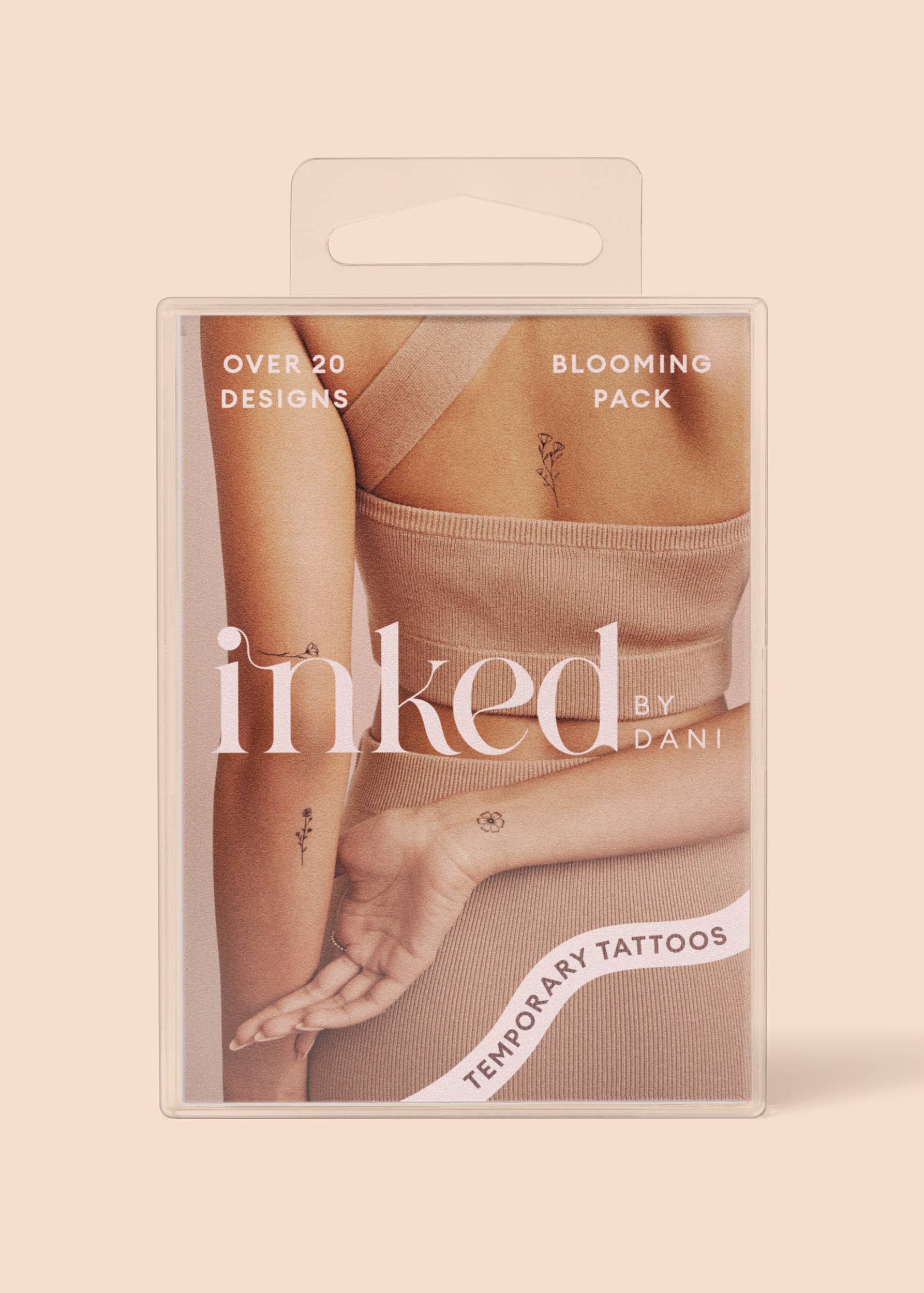 INKED BY DANI Blooming Temporary Tattoo Pack