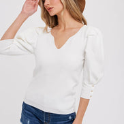PUFF SHORT SLEEVE PULLOVER