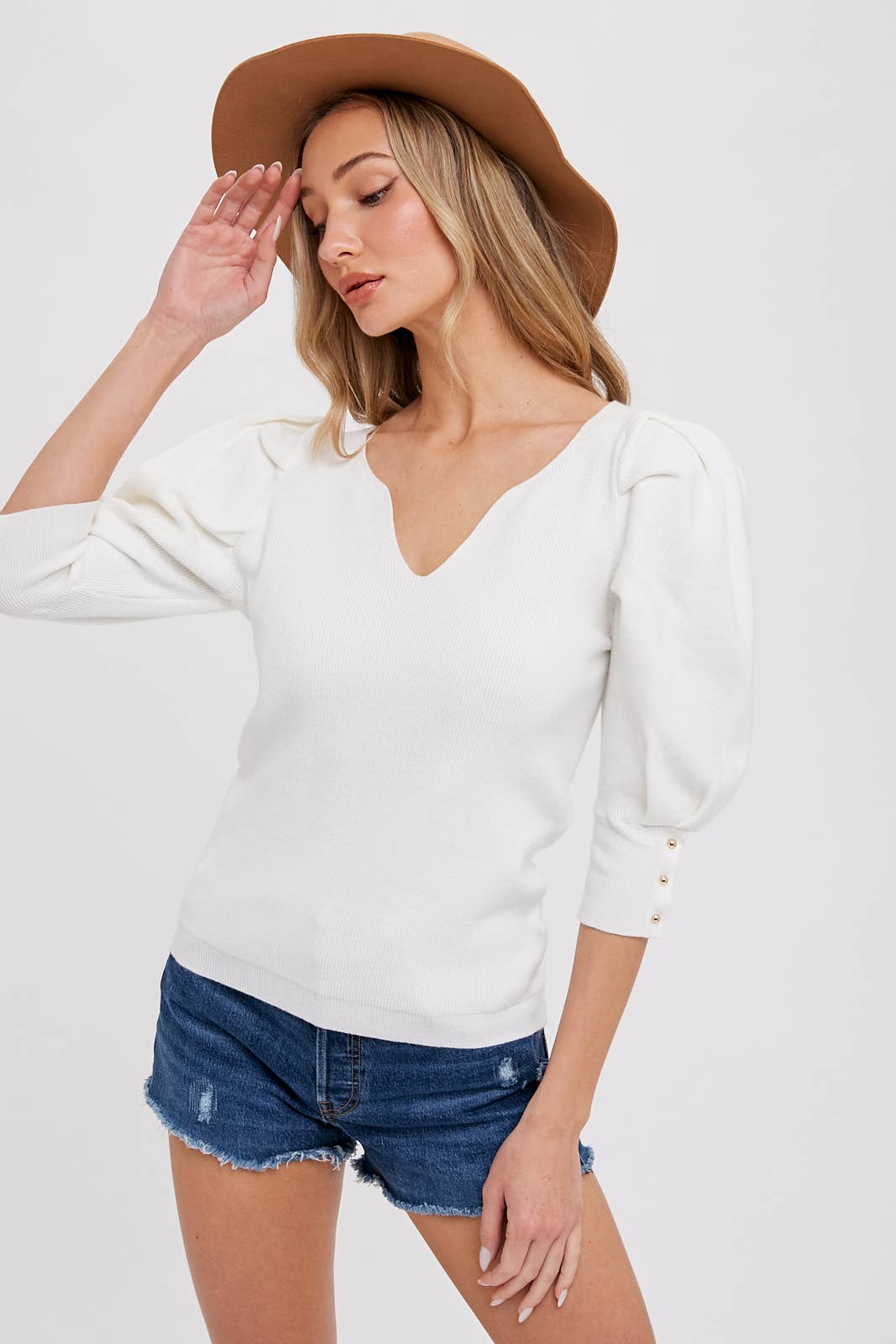 PUFF SHORT SLEEVE PULLOVER