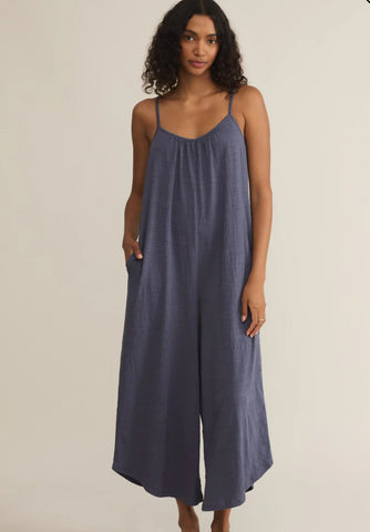 ZSUPPLY TEXTURED FLARED JUMPSUIT