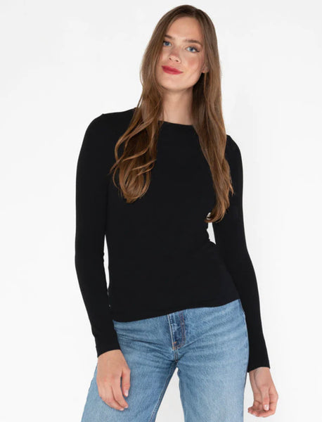 C'EST MOI BAMBOO LS CREW NECK