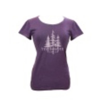 ELORA LADIES SCOOP NECK TEE M-3 TREES