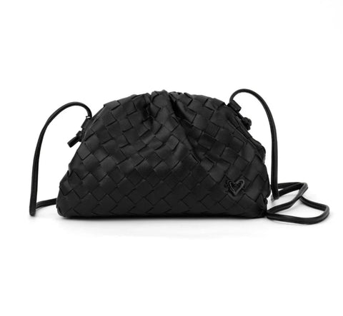PRENELOVE Elgin Clam Vegan Leather Clutch