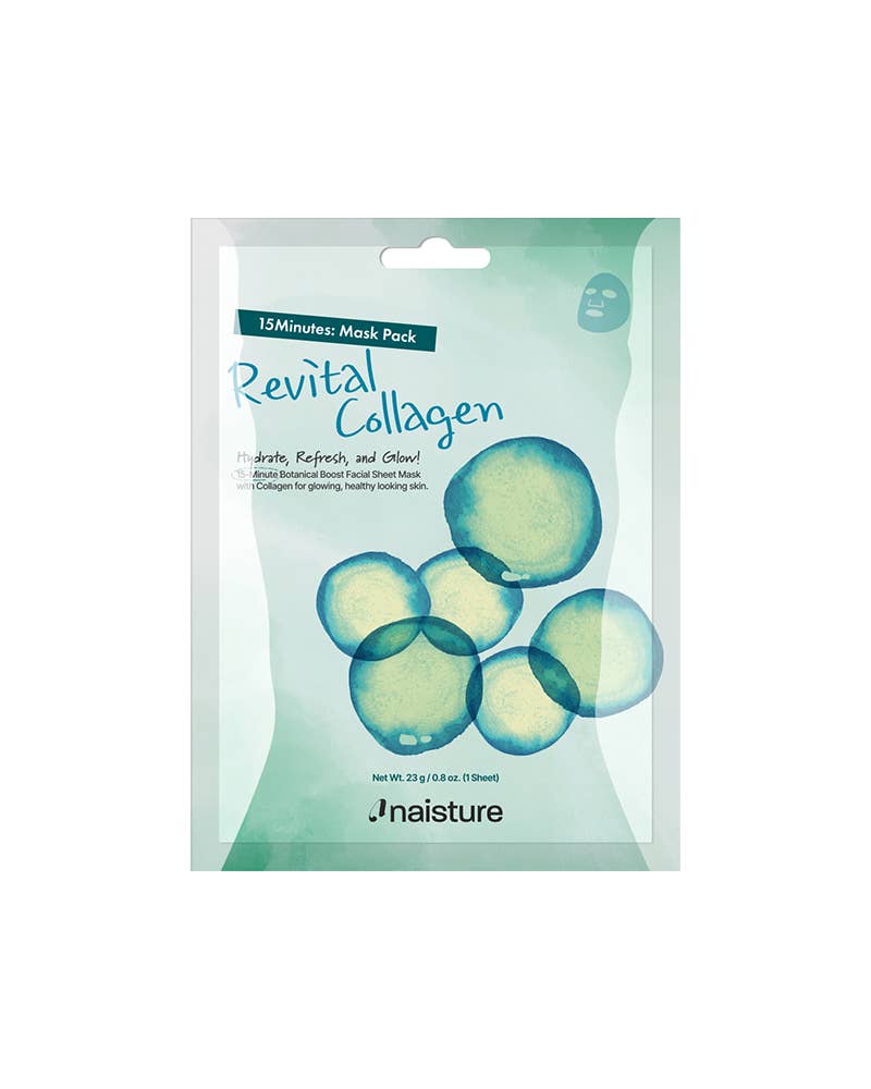 Naisture Revital Collagen Sheet Mask (10pc)